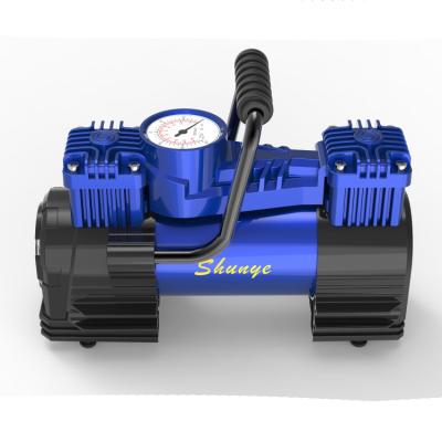 China custom 60L/min 12v tire pumps portable electric car tire inflator pump auto air compressor for sale