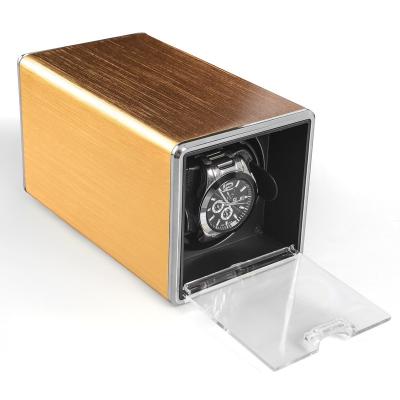 China Watch Winder Eduin Automatic Single Watch Winder Motor Case Box Display With Window Battery And Powered for sale