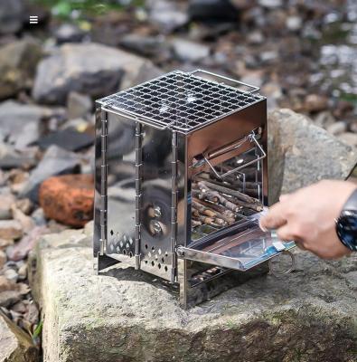 China Automatic Outdoor Portable Cooking Wood Burning Camping for sale