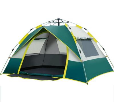 China Extended Type Light Luxury Folding Pop Up 2 Person Family Outdoor Clamping Camping Tent On Camping Sale for sale