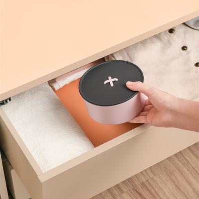 China Plastic Hand-sewing Organizer Sewing Box Sewing Box Accessories Storage Box DIY Tools 13*13*6.5cm for sale