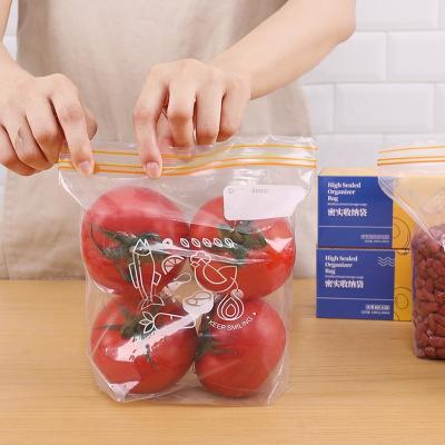 China Sustainable Food Packaging Ziplock Bag Reusable Food Storage Bags for sale