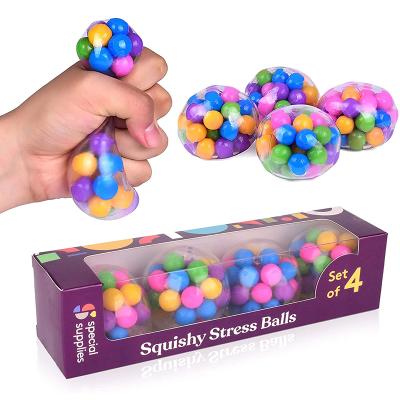 China Toy Balls Squeezing Stress Relief Sticky Ball DNA Stress Ball Kids Promotional Entertainment Gifts for sale