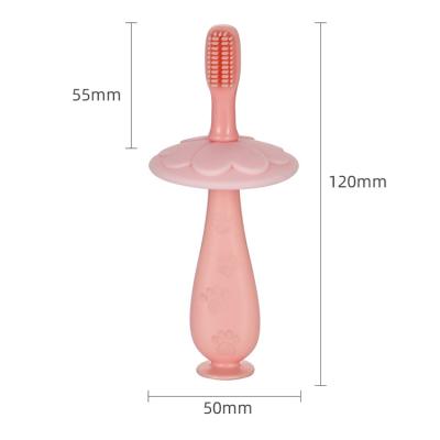 China Fashion.eco-friendly silicone baby toothbrush standard silicone toothbrush for sale