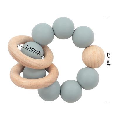 China Wholesale Soft Toy Silicon Bead Baby Silicone Teething Beads For Kids for sale