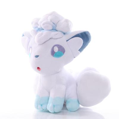 China Children Plush Toy 20cm Stuffed Ice White Vulpix Six Tailed Fox Plush Animal Toys for sale