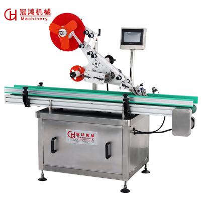 China Video Outgoing-Inspection Flat/Surface Labeling Machine with Air Pressure 0.6-0.8Mpa for sale