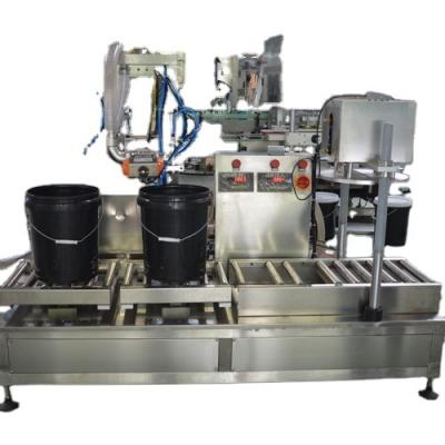 China Upgrade Your CANS Packaging Process with 20L Drum Filling Machine and 5 Nozzles for sale