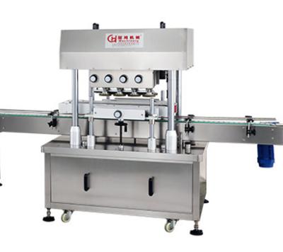 China Plastic Bottle Cap 8 Wheels Rotary Screw Capping Machine with Mechanical Driven Type for sale