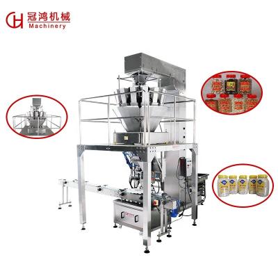 China Automatic Weighing Filling Machine for Pistachio/Melon Seeds/Potato Chips High Speed for sale