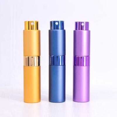 China 15Ml Refillable Perfume Aluminum Atomizer 5Ml 10Ml 20Ml Customize Refillable Twist Up Spray 8Ml Glass Bottle for sale