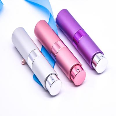 China Best Quality Refillable Twist Up Perfume Bottle Aluminum Refillable Spray Twist 15ml , Twist Up Perfume for sale