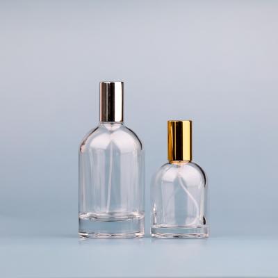 China 30Ml 50Ml Round Shape Spray Perfume Glass Cosmetic Empty Pump Bottle, Glass Bottles For Perfume Bottle Luxury Glass for sale