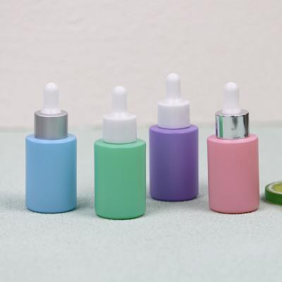 China 30Ml Cosmetic Flat Shoulder, 50Ml 100Ml Flat Shoulder Dropper Glass Bottle for sale