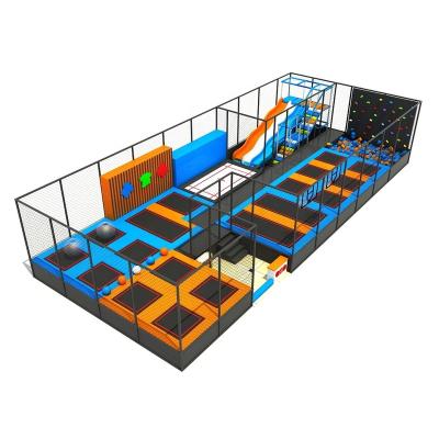 China Cheap Price Galvanized Steel+spring+pp Large Indoor Trampoline Park Amusement for sale