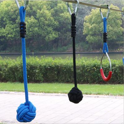 China Durable Gym Kids Elastic Band Ninja Slackline Body Exercise Outdoor Home Obstacles for sale