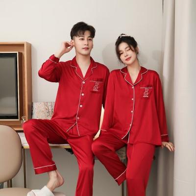 China Breathable Professional Supply Accept Custom Silk Men Women Unisex Nightgowns Sleepwear Pajamas Sets For Summer for sale