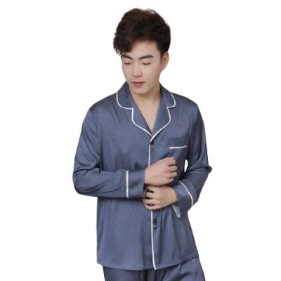 China Breathable Factory Price Personalized Customization Mens Sleepwear Silk Pajamas Set For Summer for sale