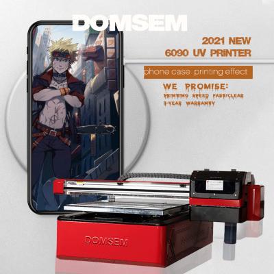 China 3D Relief Emboss Texture Printing UV Printing Machine Large Format Digital Inkjet Printer 6090 A1 With 3 Heads Varnish / 3D Emboss Texture Print for sale