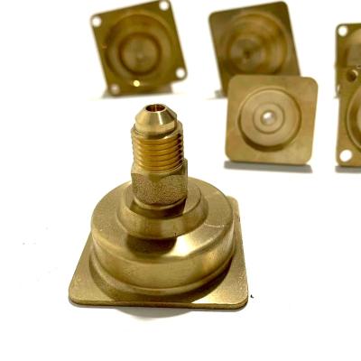 China Customizable Machining CNC Lathe Parts Nipple Aluminum Brass Plate Adapter Machining Service for sale