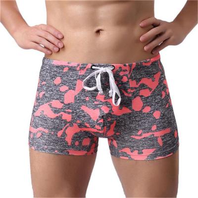 China Breathable Men Camouflage Print Swimwear Quick Dry Swimming Shorts Trunks Pants Boy Swimwear for sale