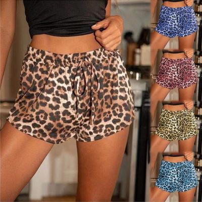 China 2021 new arrivals viable summer plus size leopard print bike gym sports shorts pants women clothing equipments one piece clothing for sale