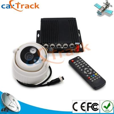 China Coche GPS DVR móvil con la ranura para la tarjeta SD 2CH y 4CH la cámara 1CH AVout en venta