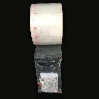 China Plastic Pre Open Auto Bagger Bags 3mil Poly Anti Static With Pin Micro Perforated for sale