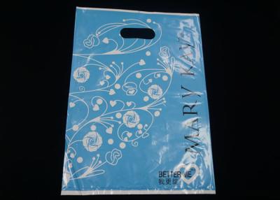 China HDPE Custom Printed Die Cut Handle Bag , Full Color Printed Plastic Bags for sale