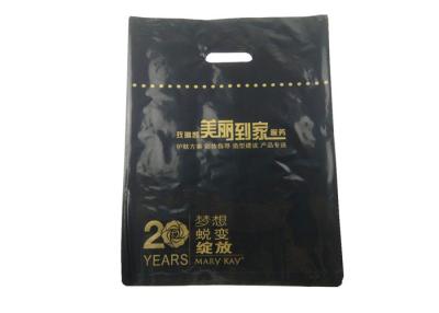 China Low Density Polyethylene Die Cut Poly Bags Tasteless Eco Friendly With Handle for sale