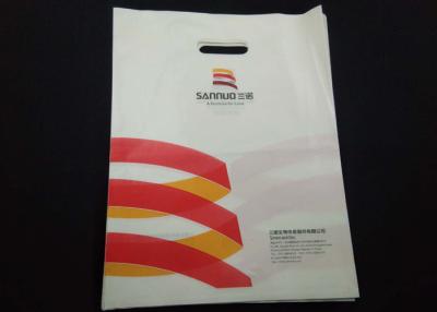 China Shopping Die Cut Poly Bags Heat Seal , Custom Printed Merchandise Bags for sale