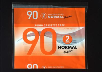 China High Flexibility Self Adhesive Clear Cellophane Bags For Audio Cassette Tape for sale