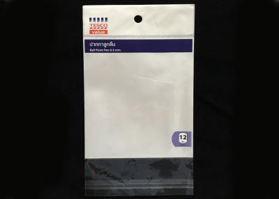 China PP Printed Self Sealing Cellophane Bags White Daily Necessities Packing for sale