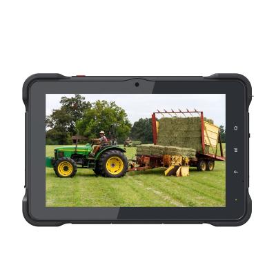 China VT-10 10 Inch Waterproof Rugged Vehicle Tablet with Gps Optional CANbus, J1939, OBD-II 4G LTE Analog Inputs for Agriculture Farming for sale