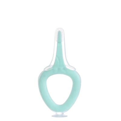 China New Bpa Baby Teether Baby Teethers Silicon Free Baby Chew Lovely Chew Silicone Toddler Kids Toothbrush for sale