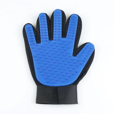 China Multicolor Dog Cat Grooming Glove Factory Direct Selling Viable Pet Grooming Brush for sale