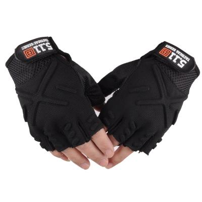 China Autumn Summer Outdoor Half Finger Gloves Safety Half Finger Gloves Spring Korean Thin Tactical Breathable Men Recycling Gloves for sale