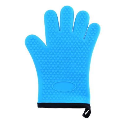 China 2022 New Oven Gloves High Temperature Resistant Anti-heat Microwave Silicone Wear-resistant Oven Gloves Heat Insulation Anti-Scalding for sale