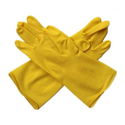 China Direct Sales Flexible Pretty Reusable Decorative Latex Factory Kitchen Cleaning Gloves for sale