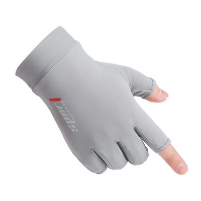 China Breathable Sunscreen Men's And Women's Outdoor High-elastic Cycling Gloves Fishing Outdoor Fitness Sports Cycling Gloves for sale