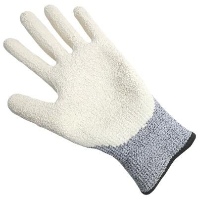 China Flexible Construction High Quality Coated Industrial Hand Safety Gardening Level Cut Resistant Gloves For Work for sale