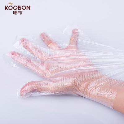 China Food Handling Factory Cpe Tape HDPE Food PE Disposable Clear Polyethylene Gloves Pe Waterproof for sale