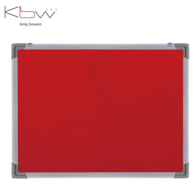 China Office Notice Board Wall Mounted Design KBW Fabric Notice Pin Board Colorful Educational Board for sale