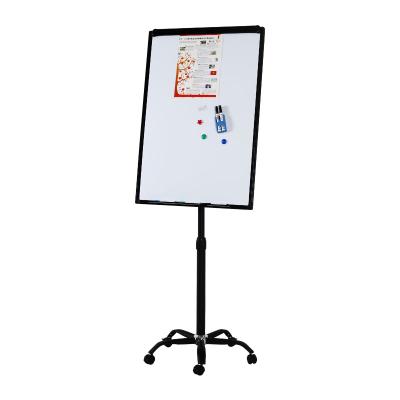 China Office Supplies KBW 40x28 Inches Size Magnetic Adjustable Portable Easel Whiteboard Stand White Board On Wheels For Office School Teaching for sale