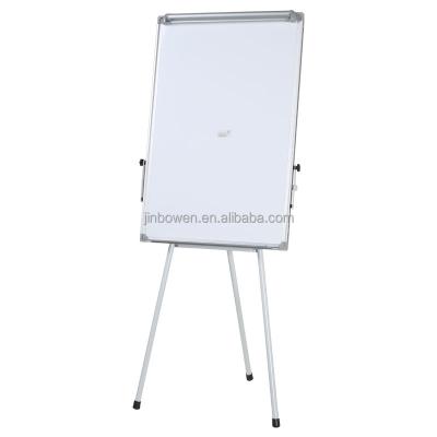 China Low Price 70x100cm Tripod Flipchart White Panel Dry Erase Stand Height Adjustable Magnetic KBW Dry Erase Board For School Office for sale