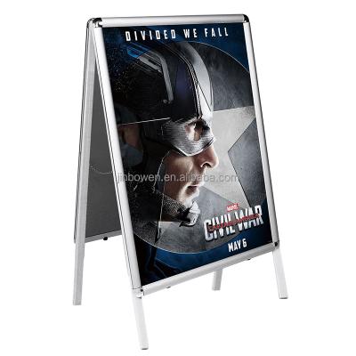 China Aluminum Magnetic Clipboard Menu Board Portable Frame KBW Poster Chalk Holder Waterproof Flipchart Paper Clipping White Board For Advertising for sale