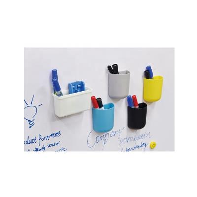 China Classroom Magnetic Pen Holder for Fridge with Strong Magnetic Back Erase Marker Dry Holder for Whiteboard for sale