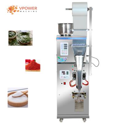 China Automatic GARMENT Powder Filling and Packing Ketchup Sugar Tea Sachet Bags Pouch Weighing Filling and Sealing Machine for sale