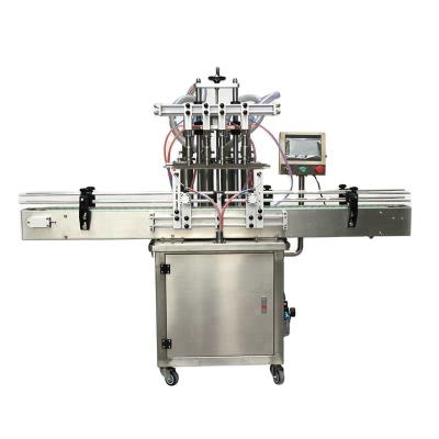 China APPAREL Guangzhou Factory Four Heads Full Automatic Bottle Liquid Filling Machine For Milk, Water, Beverage, Beverage, Oil, Fluid for sale