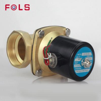 China General Normally Close Electric Brass 12v 24v 220V 1 2 3 Inch For Water Control Two Way Magnetic Magnetic Solenoid Valve for sale